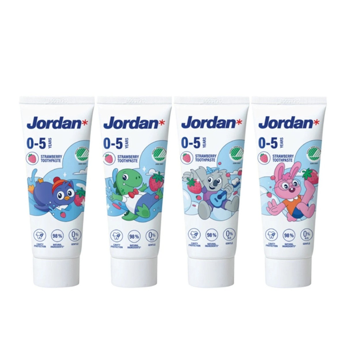Jordan 0-5 Years Strawberry Toothpaste (50ml)