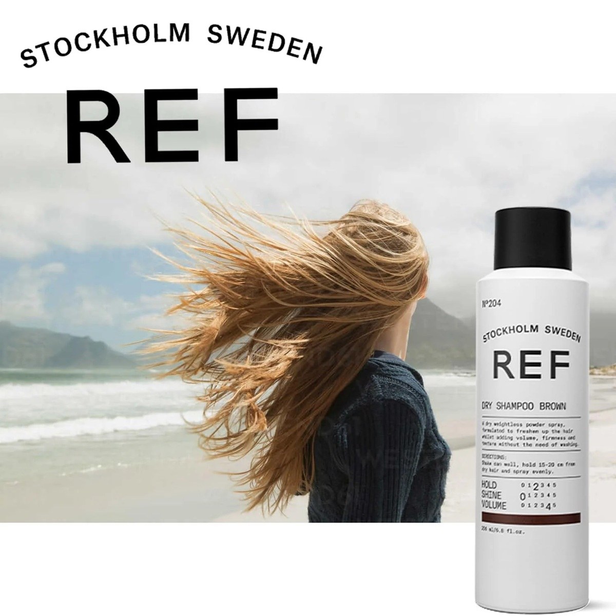 Ref - N°204 Dry Shampoo Brown (200ml) φωτογραφία