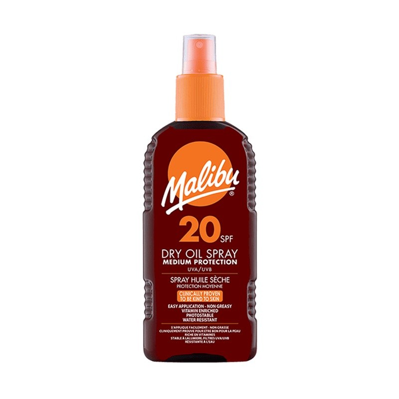 Malibu Dry Oil Spray 20SPF (200ml)