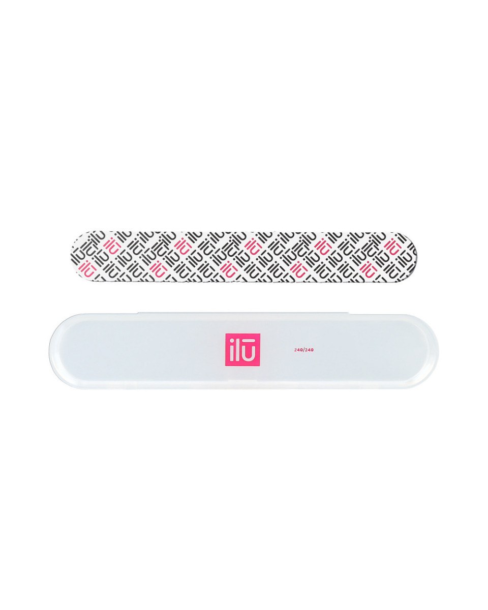 Ilu 2in1 Straight Nail File In Travel Case Standard 240/240 φωτογραφία