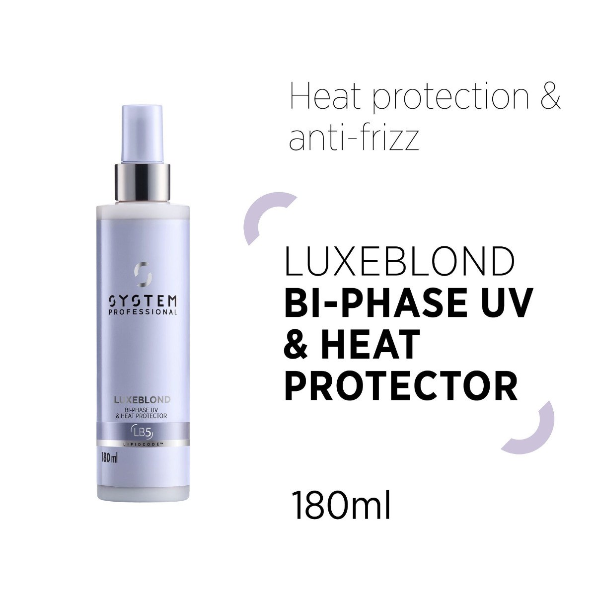 System Professional LuxeBlond Bi-Phase UV & Heat Protector LB5 (180ml) φωτογραφία