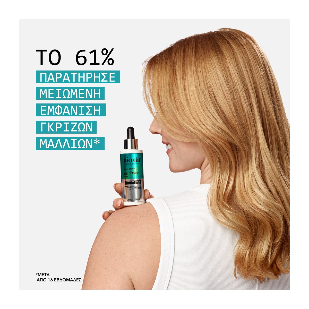 Nioxin Pro Clinical Nioxin Age Defense Serum (70ml) φωτογραφία