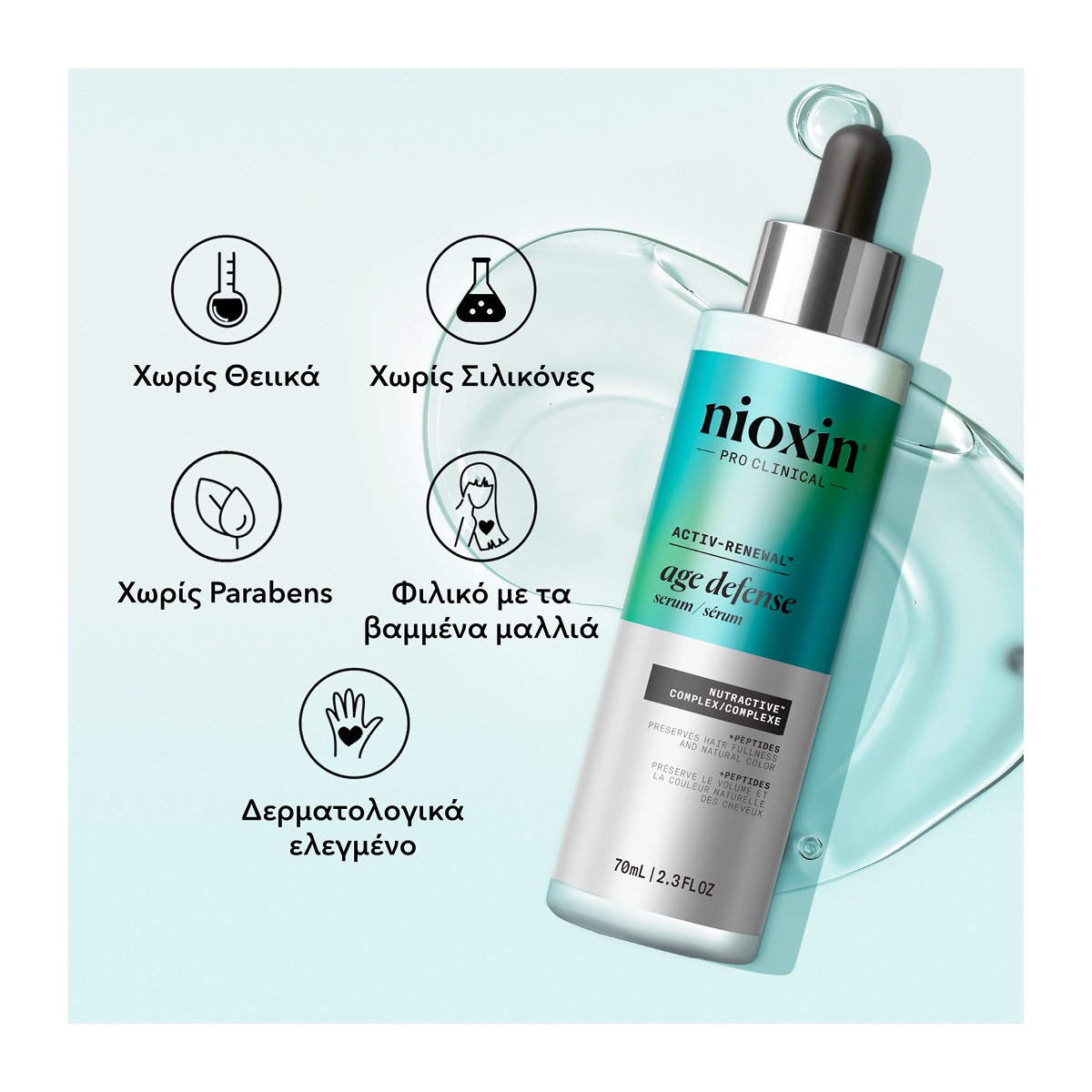 Nioxin Pro Clinical Nioxin Age Defense Serum (70ml) φωτογραφία
