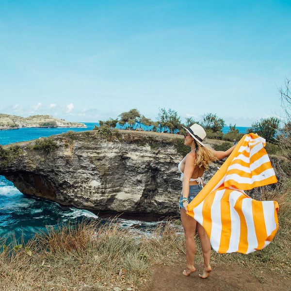 Dock & Bay Πετσέτα Θαλάσσης Quickdry Cabana - Ipanema Orange (160x90cm) φωτογραφία