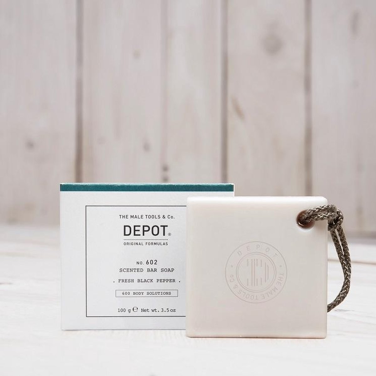 Depot No. 602 Scented Bar Soap - Fresh Black Pepper (100g) φωτογραφία