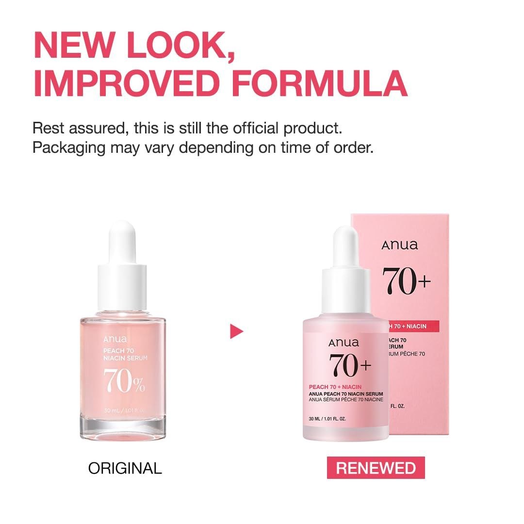 Anua 70+ Peach 70 + Niacin Serum (30ml) φωτογραφία