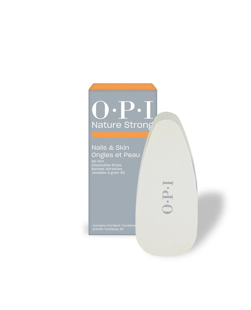 OPI Nature Strong - Nails & Skin 80-Grit Disposable Strips (20pcs)
