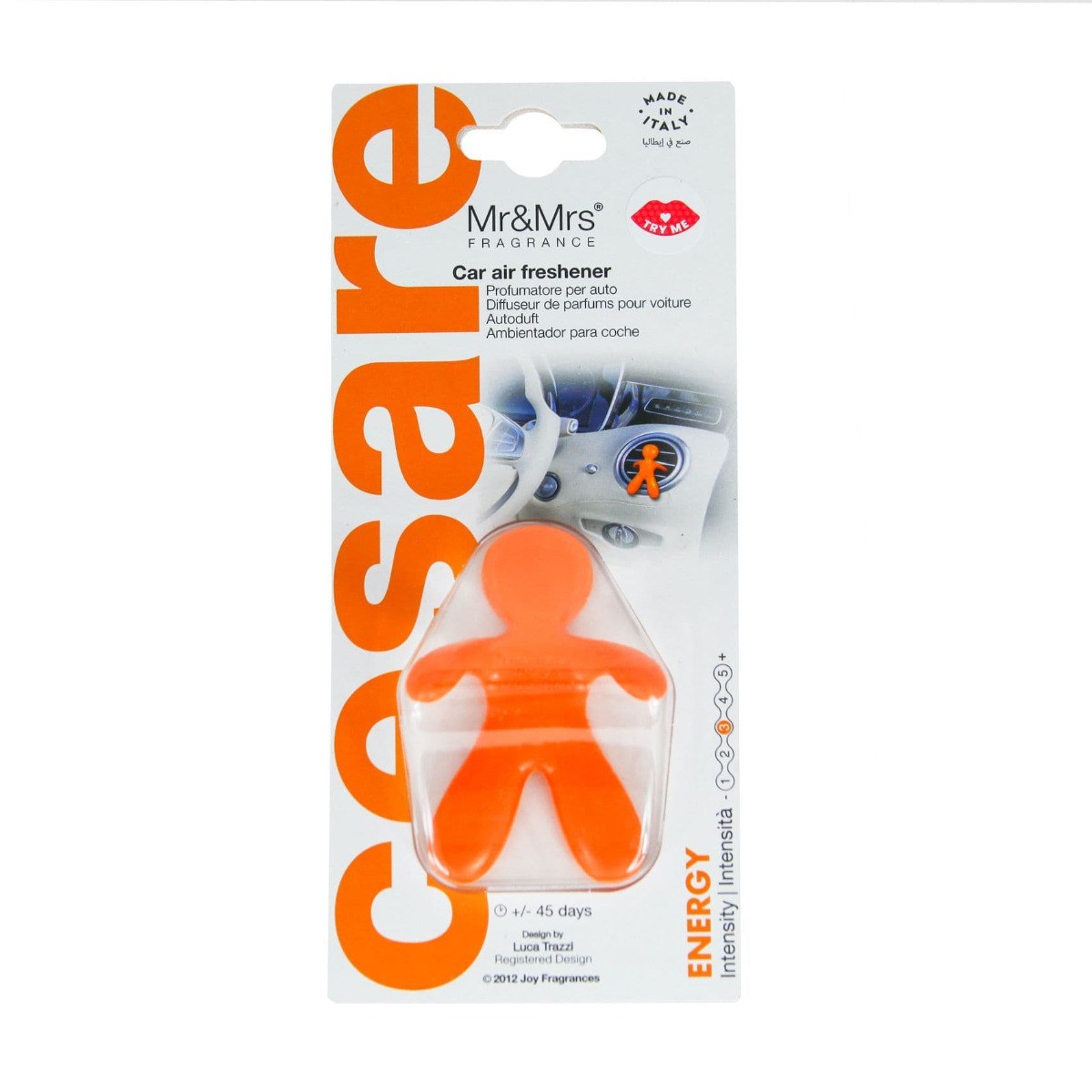 Mr & Mrs Fragrance Cesare Car Air Freshener - Energy φωτογραφία