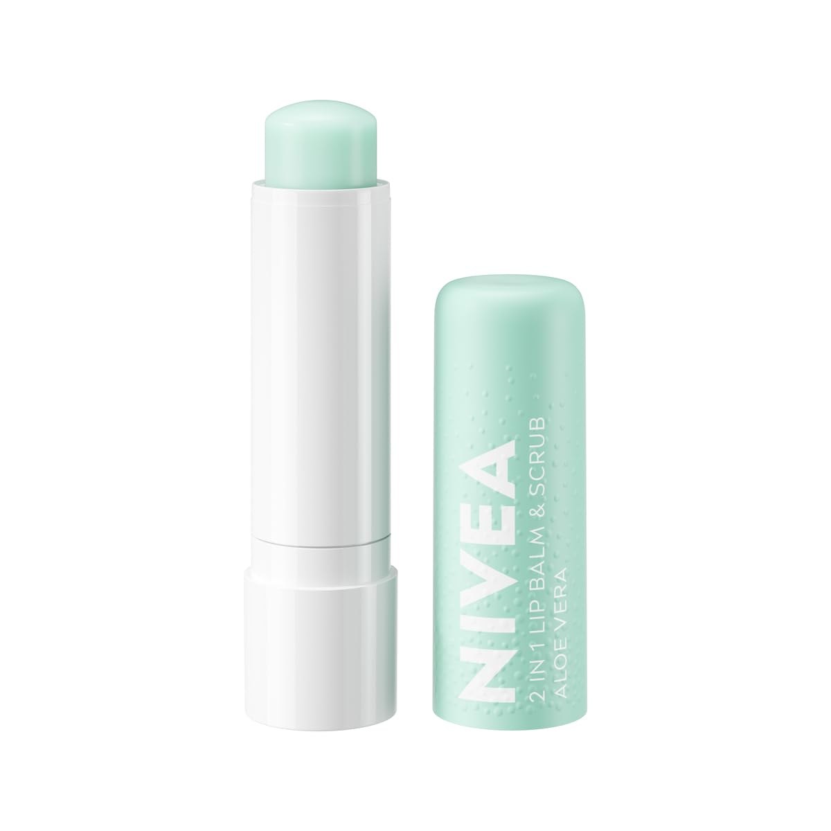 Nivea Caring Scrub Lip Balm - Aloe (4.8g)