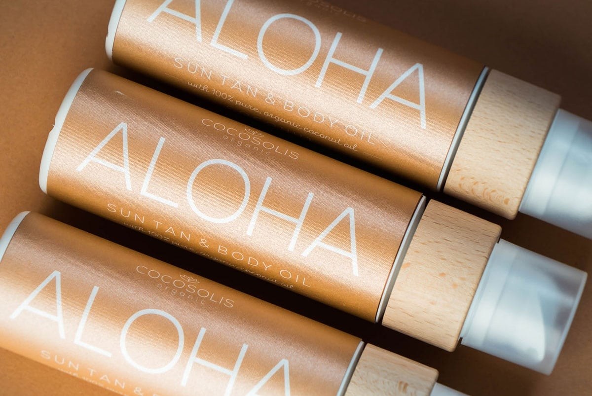 Cocosolis Organic ALOHA Sun Tan & Body Oil (110ml) φωτογραφία