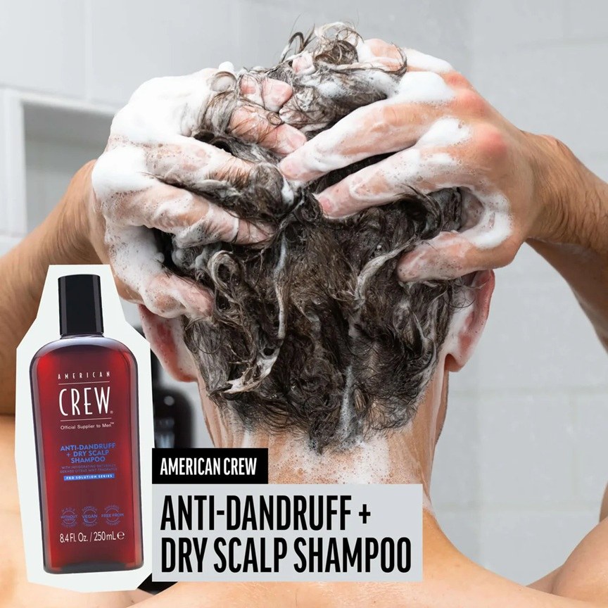 American Crew Anti-Dandruff + Dry Scalp Shampoo (250ml) φωτογραφία