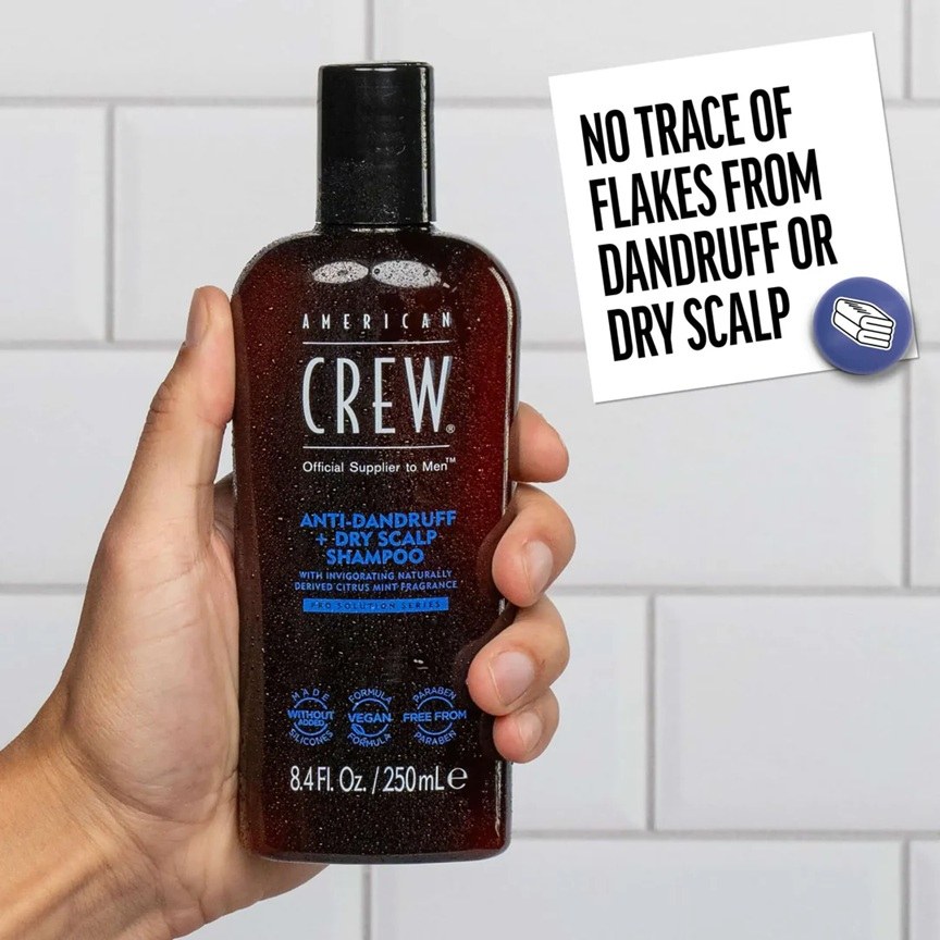 American Crew Anti-Dandruff + Dry Scalp Shampoo (250ml) φωτογραφία