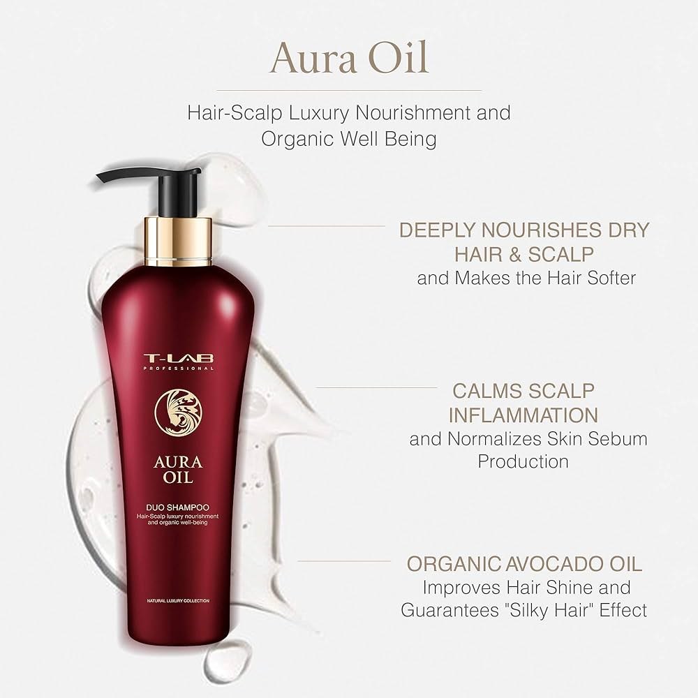 T-Lab Professional Aura Oil Duo Shampoo (300ml) φωτογραφία