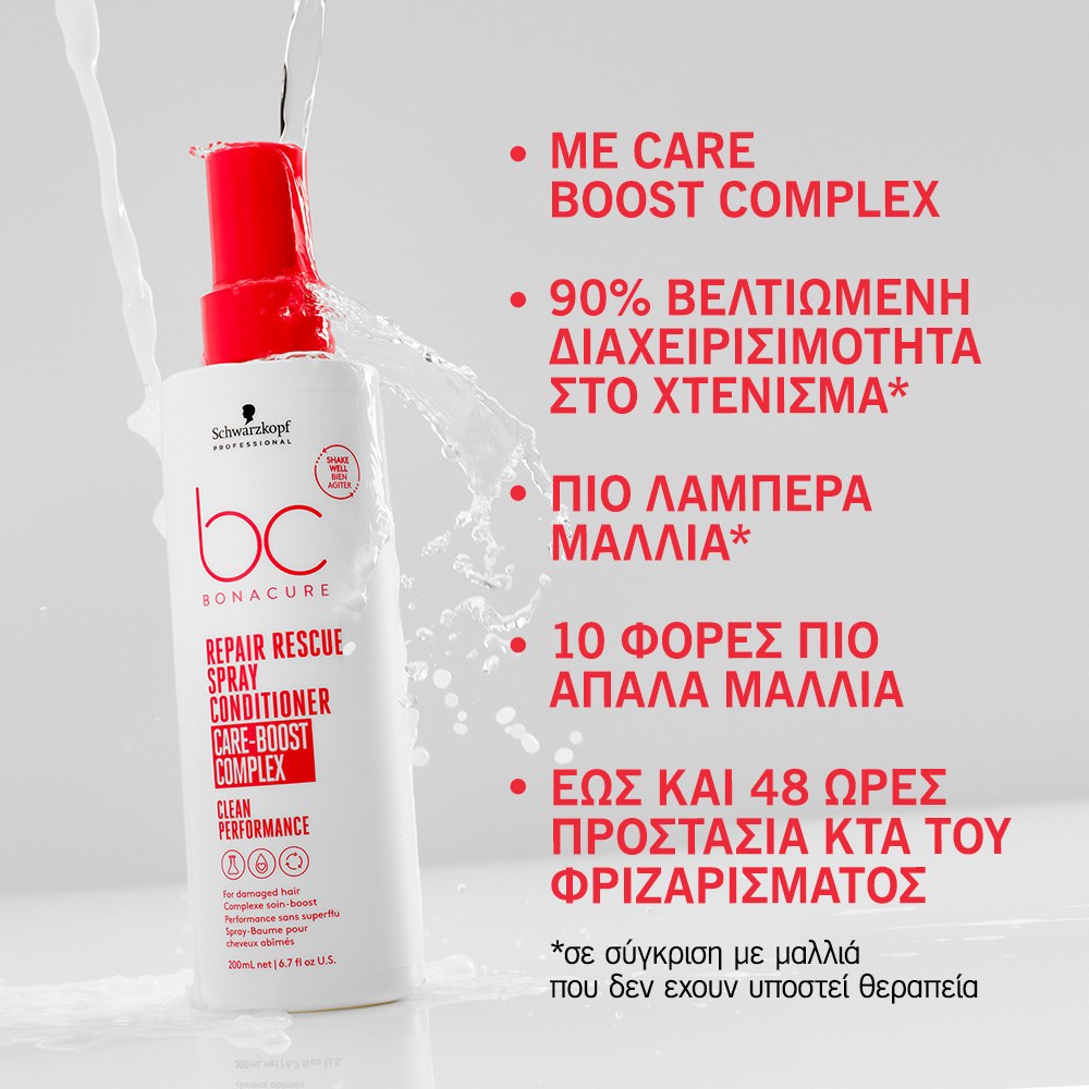 Schwarzkopf Professional BC Bonacure Repair Rescue Spray Conditioner Care-Boost Complex (200ml) φωτογραφία