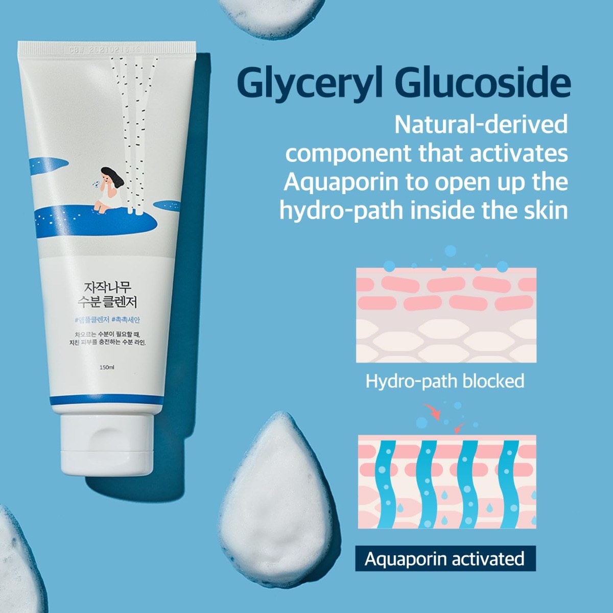 Round Lab Birch Moisturizing Cleanser (150ml) φωτογραφία