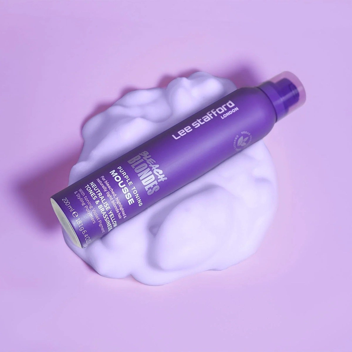 Lee Stafford Bleach Blondes Purple Toning Mousse (200ml) φωτογραφία