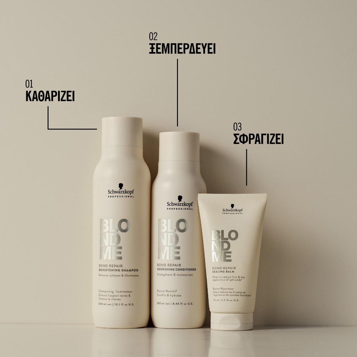 Schwarzkopf Professional Blondme Bond Repair Sealing Balm (75ml) φωτογραφία