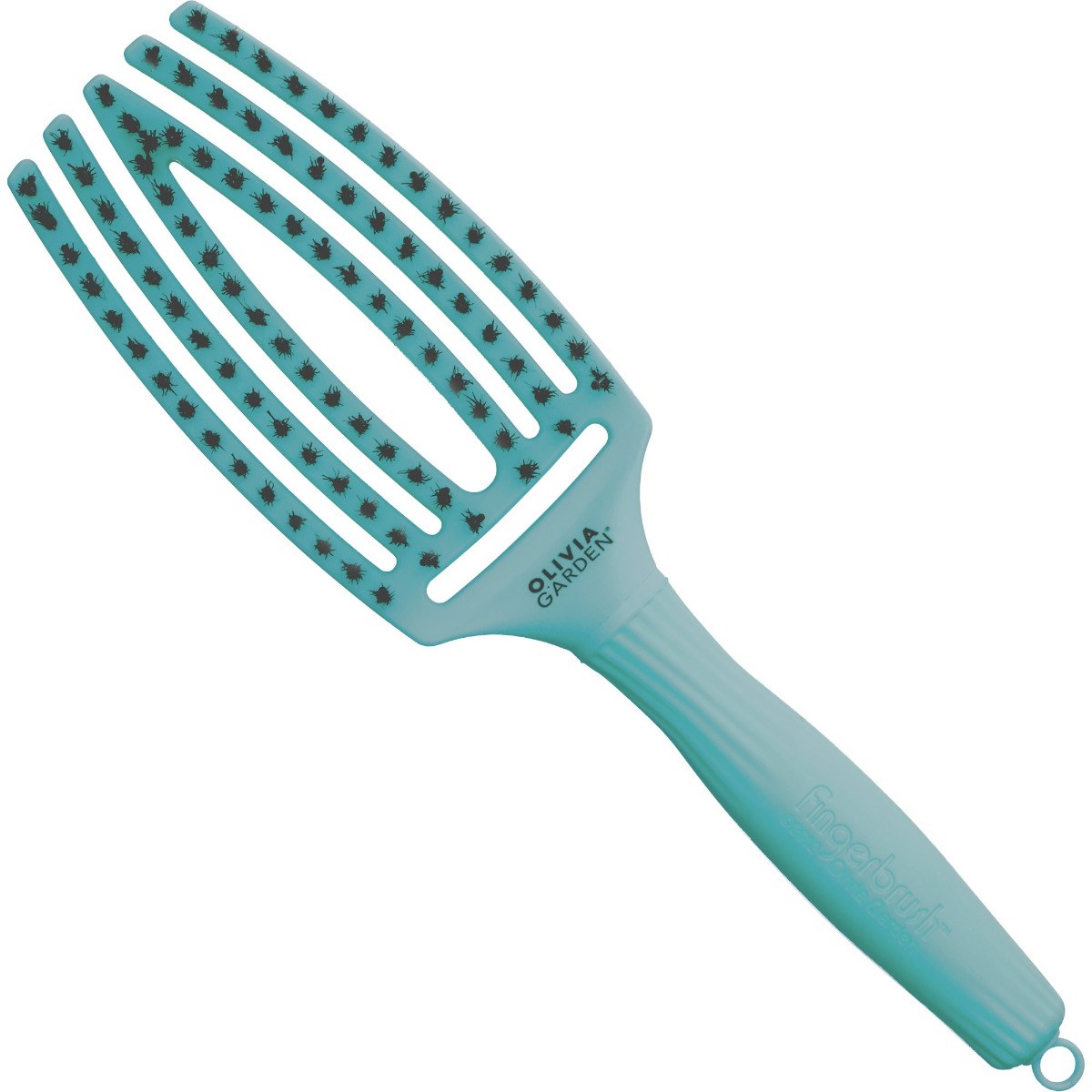 Olivia Garden Fingerbrush Dolce Vita Hairbrush - Blue Sky