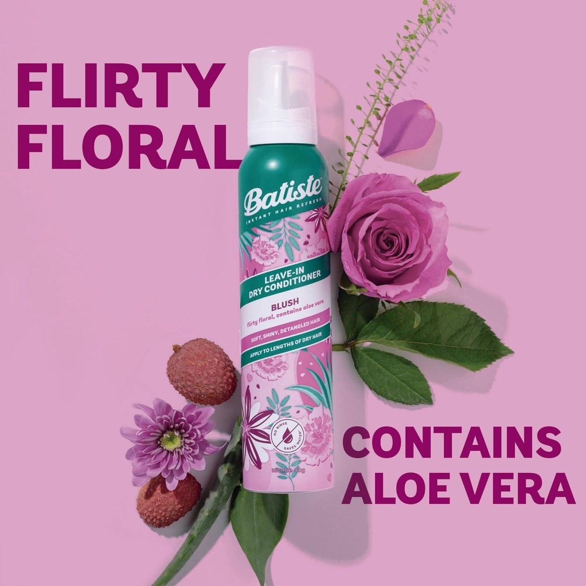 Batiste Instant Hair Refresh Leave-In Dry Conditioner - Blush (100ml) φωτογραφία