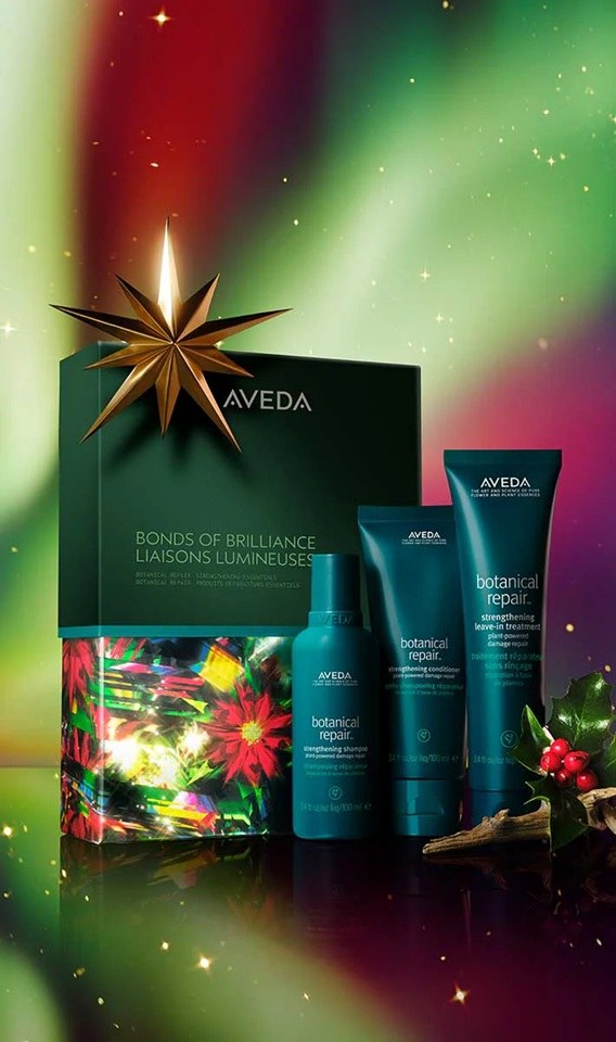 Aveda - Bonds Of Brilliance Botanical Repair™ Strengthening ™ Essentials Gift Set (Shampoo 100ml, Conditioner 100ml & Treatment 100ml) φωτογραφία