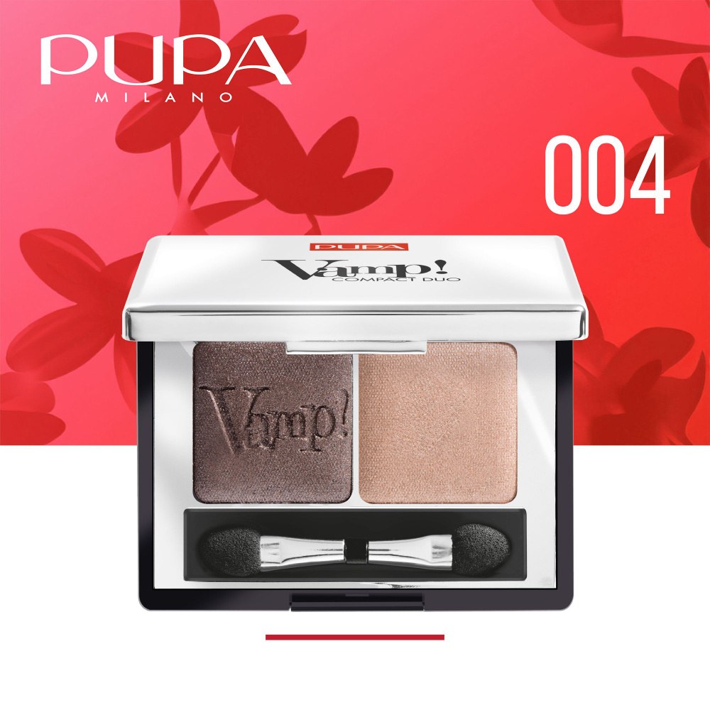 Pupa Vamp! Compact Duo Eyeshadow - 004 Bronze Amber (2.2g) φωτογραφία
