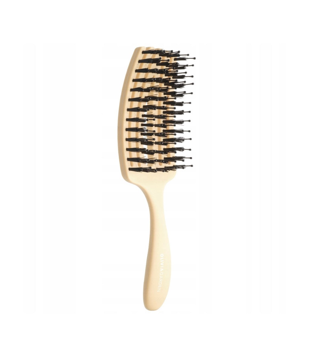 Olivia Garden Fingerbrush Care Kids Mini Hairbrush - Yellow φωτογραφία