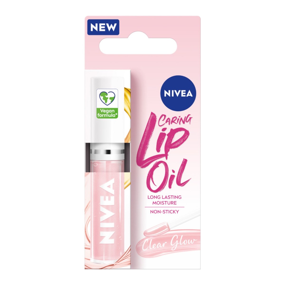 Nivea Caring Lip Oil - Clear Glow (5.5ml) φωτογραφία