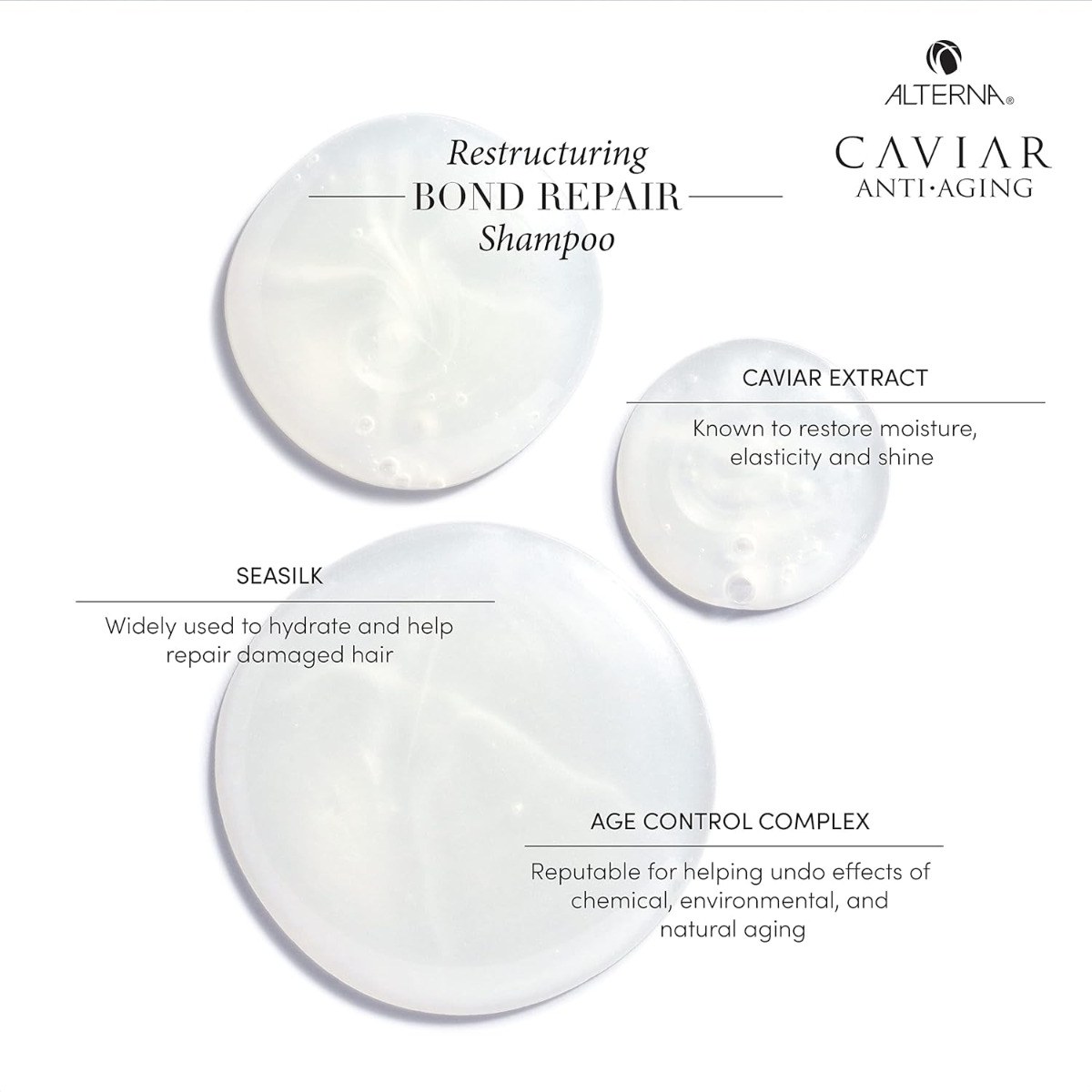 Alterna Caviar Anti-Aging® Restructuring Bond Repair Shampoo Mini (40ml) φωτογραφία