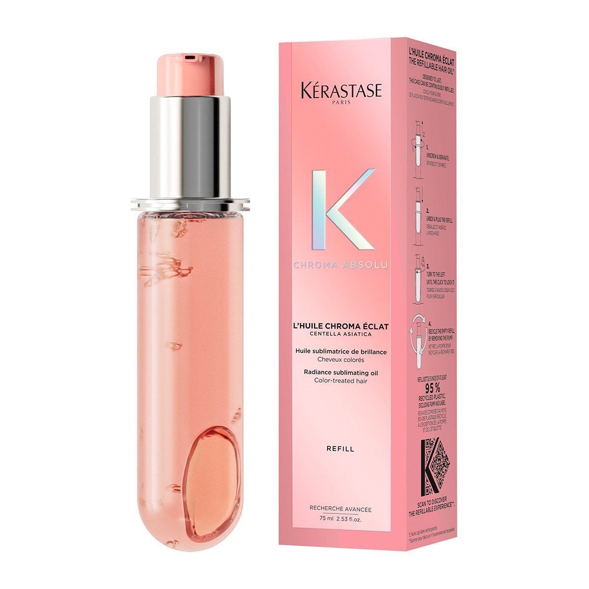 Kérastase Chroma Absolu L'Ηuile Chroma Éclat Refill (75ml) φωτογραφία