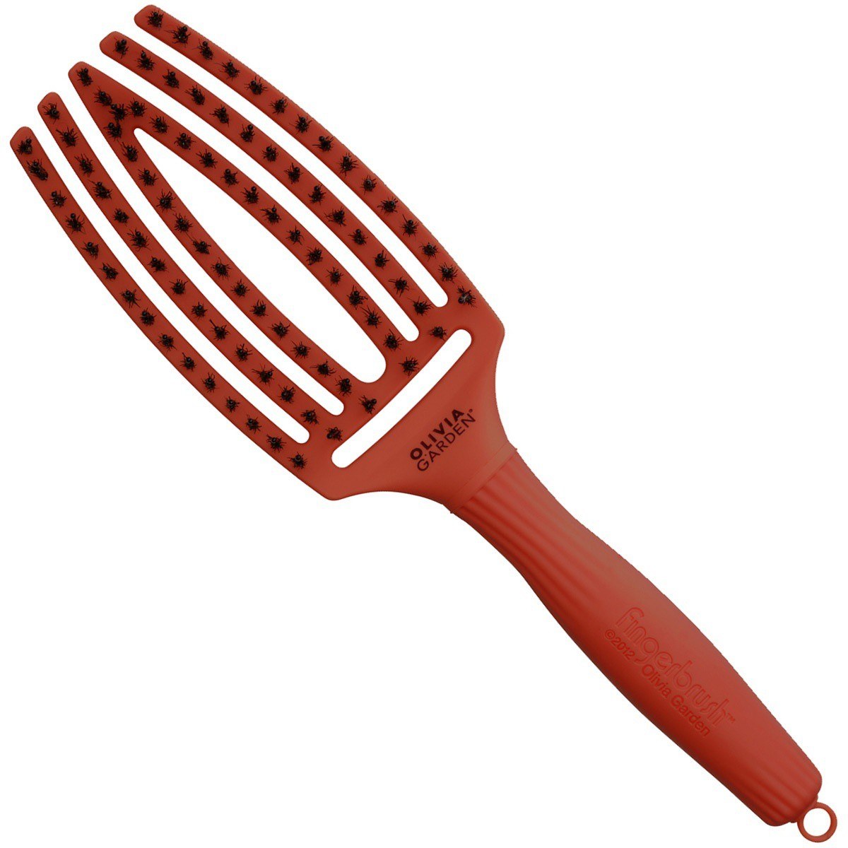 Olivia Garden Fingerbrush Combo Medium On The Road Again Hair Brush - Orange Dream φωτογραφία