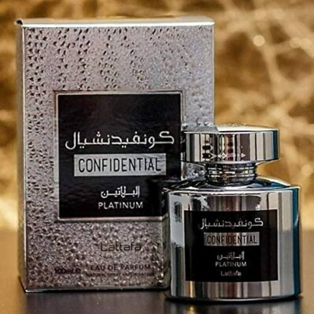 Lattafa Confidential Platinum Men Eau De Parfum (100ml) φωτογραφία