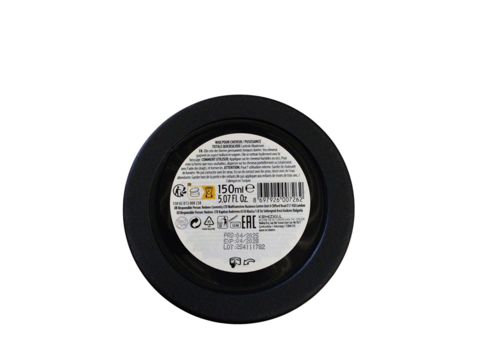 RedOne Maximum Control Quicksilver Aqua Hair Wax (150ml) φωτογραφία