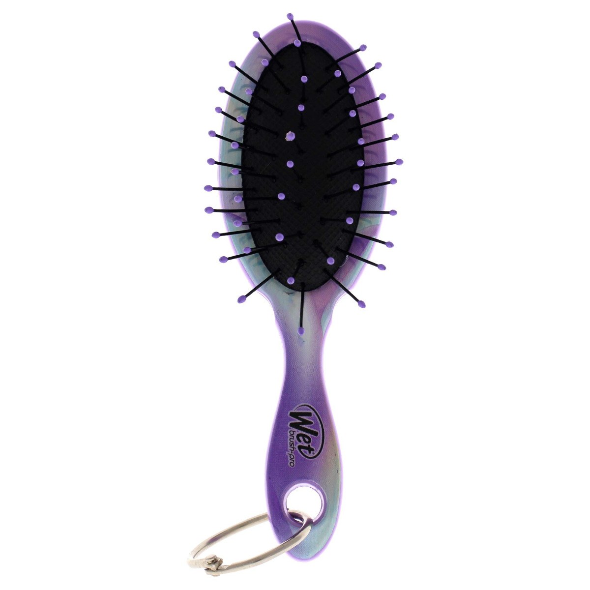 Wet Brush Original Detangler Fantastic Travel Keychain - Cosmic Bubbles