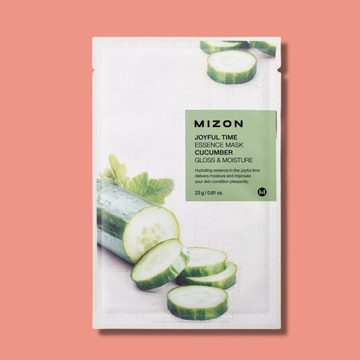 Mizon Joyful Time Essence Mask Cucumber (23g) φωτογραφία