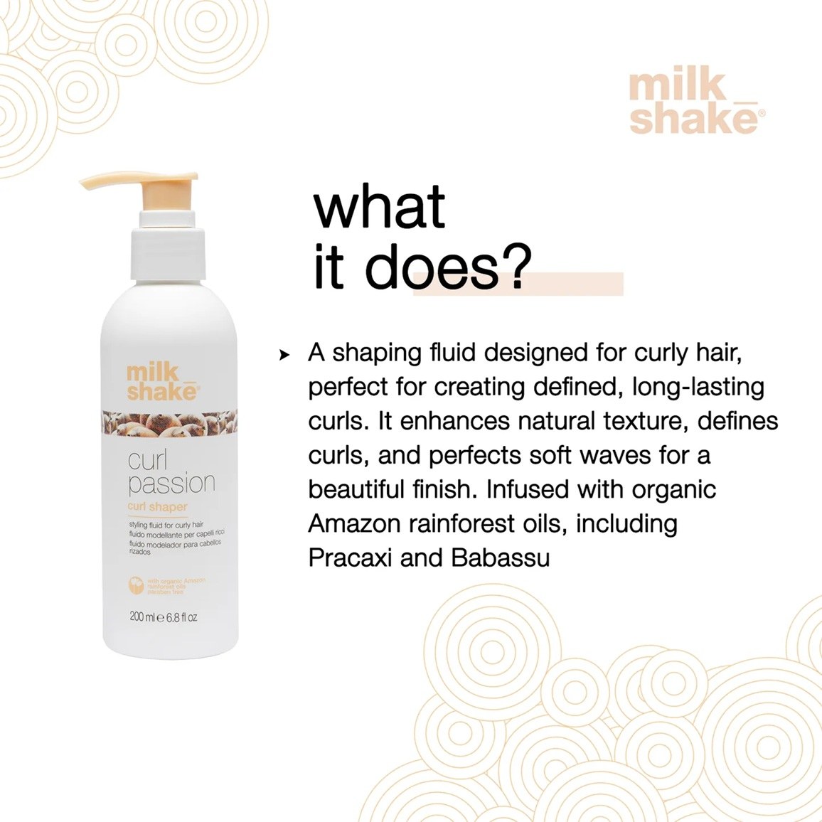 Milk_Shake Curl Passion Curl Shaper (200ml) φωτογραφία