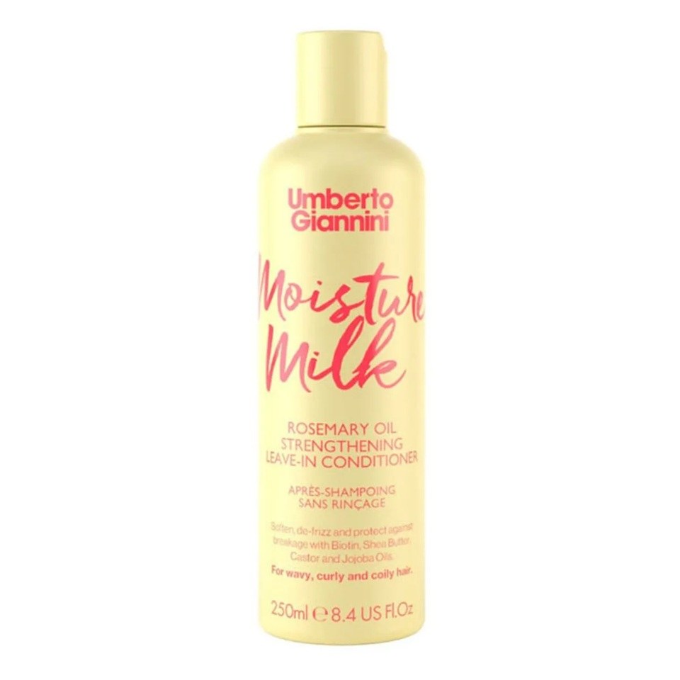 Umberto Giannini Strong Curls Moisture Milk Rosemary Oil Strenghthening Leave-In Conditioner (250ml)