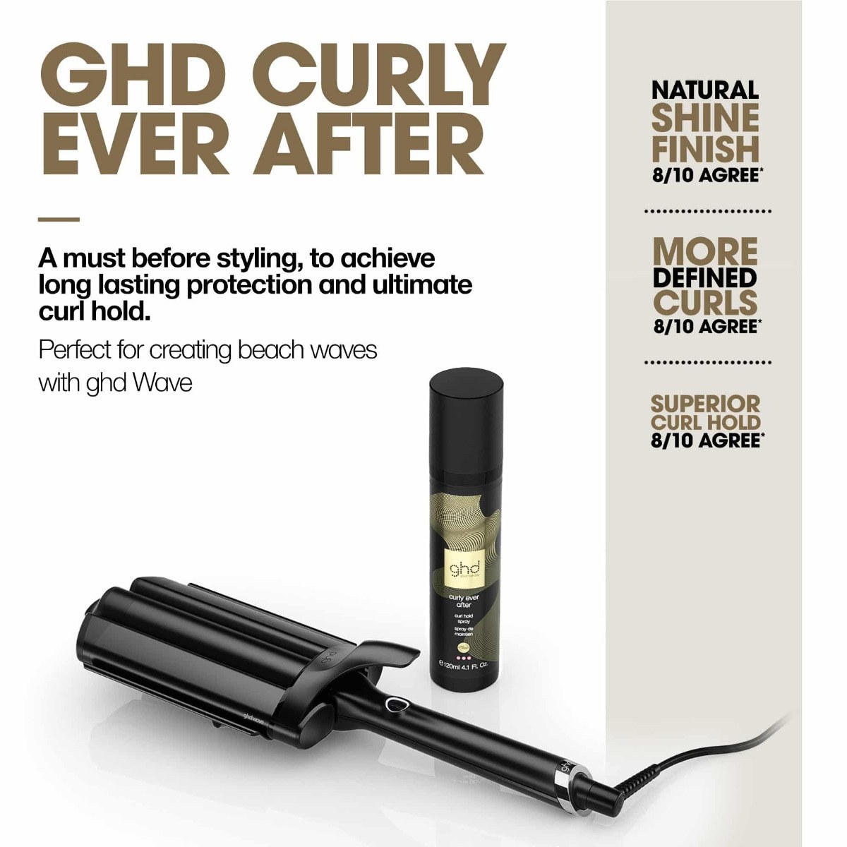 ghd - Curly Ever After Curl Hold Spray (120ml) φωτογραφία