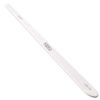 NBM Manicure File 150/150 - White