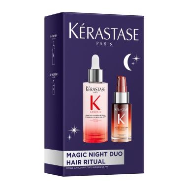 Kérastase Magic Night Duo Hair Ritual Spring Set (Fortifying Serum 90ml & Night Serum 30ml)