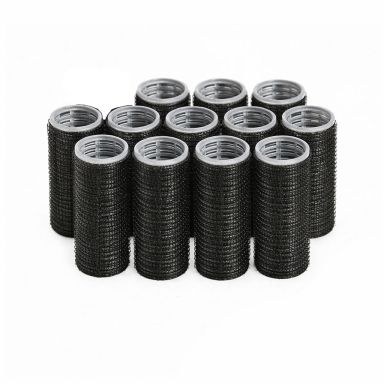 Bobby Warren Self-Holding Hair Curler Set - XS Black (12pcs)