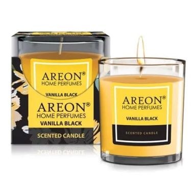 Areon Home Perfume - Vanilla Black Candle (120gr)