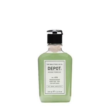 Depot - No. 406 Transaparent Shaving Gel Brushless (100ml)