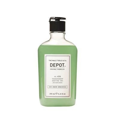 Depot - No. 406 Transaparent Shaving Gel Brushless (200ml)