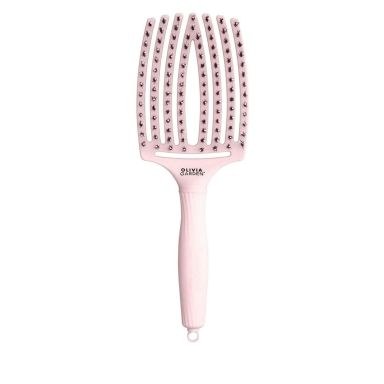 Olivia Garden Finger Large Brush Pastel Pink Combo