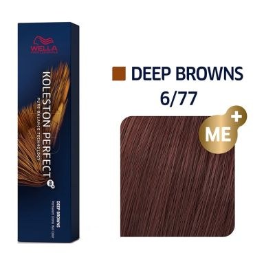 Wella Professionals Koleston Perfect Me+ Deep Browns 6/77 - Ξανθό Σκούρο Καφέ Έντονο (60ml)