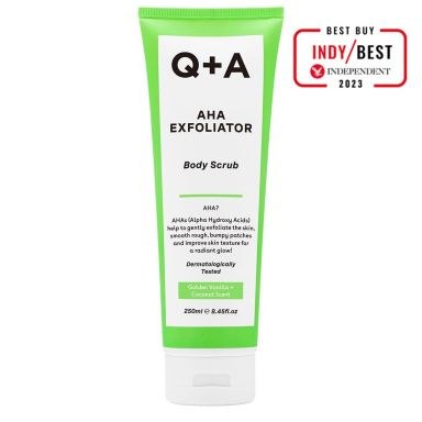 Q+A AHA Exfoliator Body Scrub (250ml)