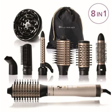 Bellissima Air Wonder 8 In 1 Dry & Style System Hot Air Brush