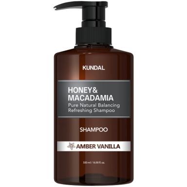 Kundal Honey & Macadamia Shampoo - Amber Vanilla (500ml)