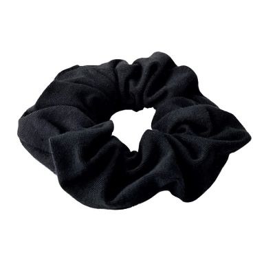 Anwen Cosmetics Cotton Scrunchie - Βlack Ηair Εlastic