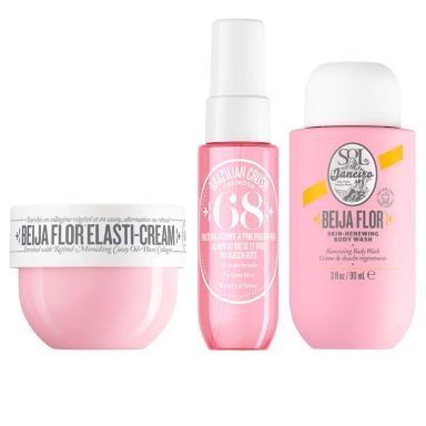 Sol De Janeiro Beija Flor Gift Set (Body Wash 90ml, Elasti-Cream 50ml & Perfume Mist 30ml)